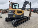 2015 Volvo ECR88D mini excavator, rear three-quarter view