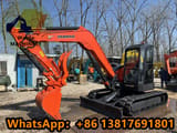 2023 Yanmar VIO80 crawler excavator, side profile view