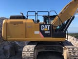 2014 Caterpillar 336E LN crawler excavator, side profile view
