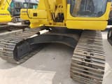2015 Komatsu PC200-7 crawler excavator undercarriage view