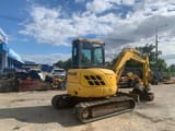 2004 New Holland EH45 mini excavator, rear three-quarter view