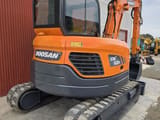 2020 Doosan DX62R-3 mini excavator, rear three-quarter view