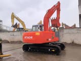 2015 Hitachi EX120-5 crawler excavator rear three-quarter view