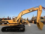 Caterpillar 320B crawler excavator, side view