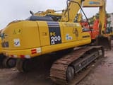 2009 Komatsu PC200LC crawler excavator, rear three-quarter view