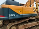 2018 Hyundai R385LC-9T crawler excavator, rear three-quarter view