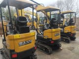 2021 Sany SY16C mini excavator, rear view