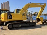Komatsu PC240 LC crawler excavator, side view