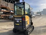 2022 Volvo EC18 mini excavator, rear view
