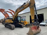 2020 Sany SY215C crawler excavator, front three-quarter view