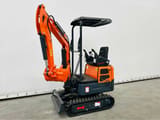 2025 RTE CRE112 mini excavator, front three-quarter view