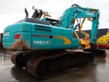 2022 Sunward SWE215F crawler excavator rear three-quarter view