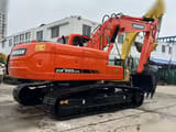 2016 Doosan DX225LCA crawler excavator, rear three-quarter view
