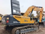 2023 Hyundai R305LC-9S crawler excavator, rear three-quarter view