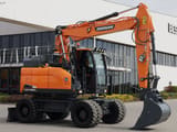 2020 Doosan DX165W-5 wheel excavator, side view