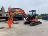 2024 Kubota U55-4 mini excavator, side view
