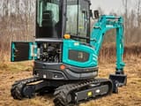 2024 Sunward SWE25UF mini excavator, rear three-quarter view