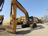 2024 Caterpillar 349GC crawler excavator, front three-quarter view