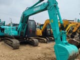 2022 Kobelco SK140 crawler excavator, side view