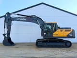 2026 Hyundai R210 SMART X PLUS crawler excavator, side profile view