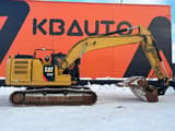 2017 Caterpillar 323FL crawler excavator, side view