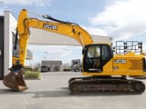 2022 JCB 220X LC crawler excavator, side profile view