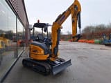 XCMG XE27E mini excavator, side view