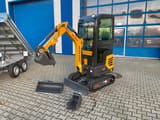 Berger Kraus BK1250KSR mini excavator, side view