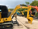 2020 Caterpillar 306E2 mini excavator side view