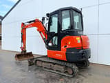 2020 Kubota KX037-4 mini excavator, rear three-quarter view