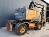 2016 Volvo EWR150E wheel excavator rear quarter view