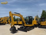 2025 Caterpillar 306.5 crawler excavator, front three-quarter view