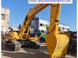 2022 Komatsu PC350 crawler excavator, front three-quarter view