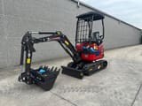 2026 Rhinoceros XN18 mini excavator, side profile view