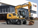 2017 Liebherr A914 Litronic wheel excavator, side profile view