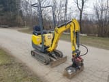 2017 Wacker Neuson 803 mini excavator, three-quarter view