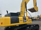 Komatsu PC400 crawler excavator, rear three-quarter view