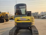 2022 Yanmar VIO55 mini excavator rear view