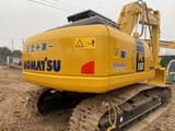 2022 Komatsu PC160 crawler excavator, rear three-quarter view