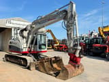 2017 Takeuchi TB2150R crawler excavator, front three-quarter view