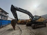 2012 Volvo EC480DL crawler excavator, side profile view