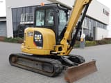 2019 Caterpillar 305.5E2 mini excavator, front three-quarter view