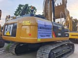 2025 Caterpillar 330D2L crawler excavator, rear three-quarter view