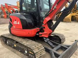 Kubota U55-4 crawler excavator, side view