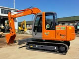 2018 Hitachi Zaxis 70 mini excavator, side view