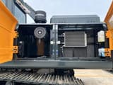 2026 Hyundai HX340HD crawler excavator engine compartment view