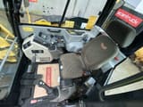 2017 Yanmar VIO80-1A mini excavator interior cab view