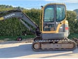 2012 Volvo ECR58 crawler excavator, side view