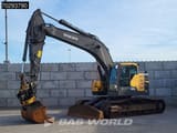 2018 Volvo ECR355E crawler excavator side view