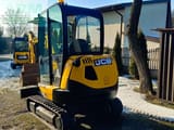 2017 JCB 8060 mini excavator, rear three-quarter view